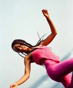 Mais X Frida Pink Terry Top