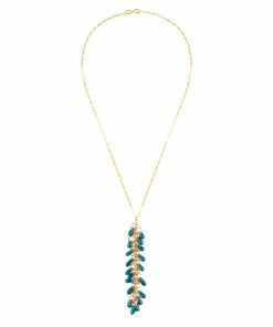 Mais X Frida All Products Aquamarine Crystal Necklaces