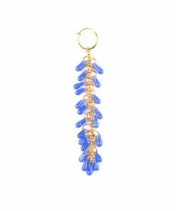 Mais X Frida All Products Crystal Blue Single Earring
