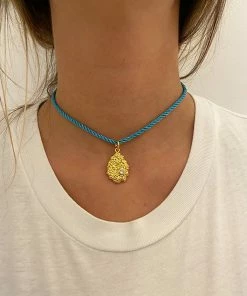 Mais X Frida All Products Lia Pendant Blue