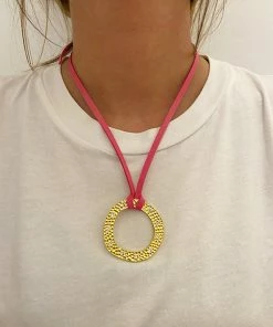 Mais X Frida All Products Life Necklace Pink
