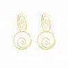 Mais X Frida Gold Spiral Earrings All Products