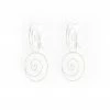 Mais X Frida All Products Silver Spiral Earrings