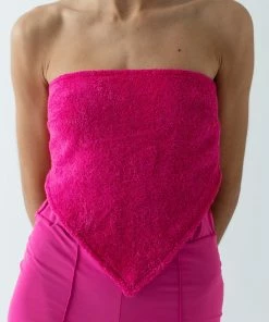 Mais X Frida Pink Terry Top