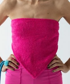 Mais X Frida Pink Terry Top