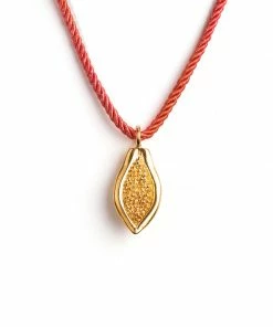 Mais X Frida Papaya Robe Necklace All Products