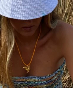 Mais X Frida Rooster Robe Necklace All Products