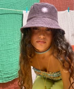 Mais X Frida All Products Brown Soleil Hat