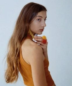 Mais X Frida Crystal Yellow Single Earring