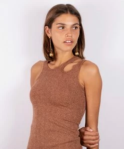 Mais X Frida Studio Top Brown