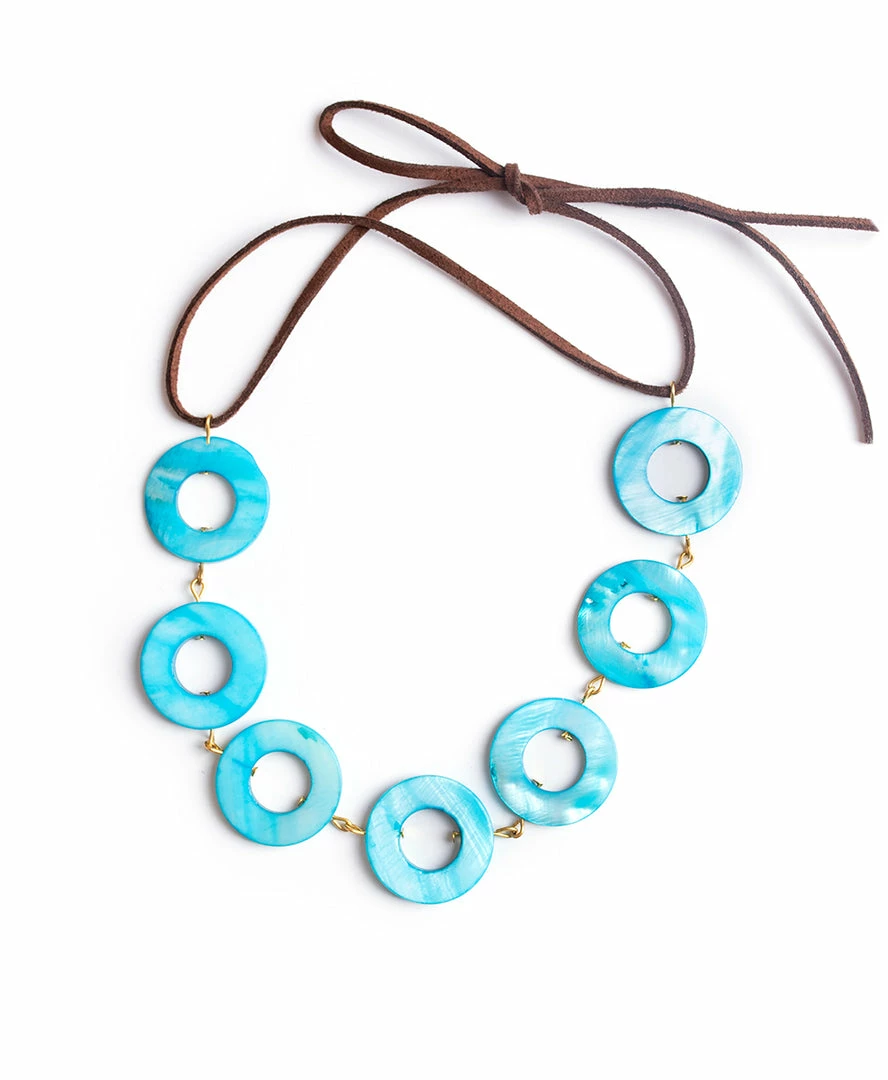 Mais X Frida All Products Turquoise Yang Choker Circles 1 Mais X Frida All Products Turquoise Yang Choker Circles