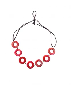 Mais X Frida All Products Red Yang Choker Circles